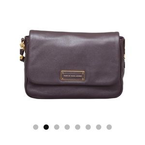 Marc Jacobs Brown Leather Messenger Bag